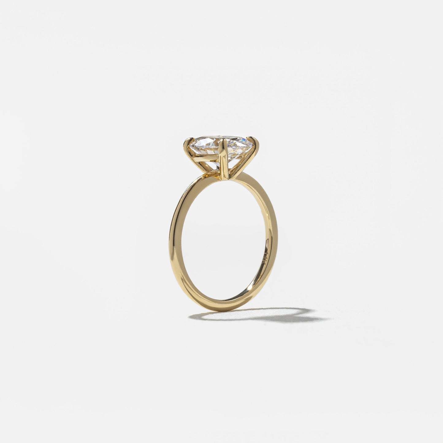 Oval Lab Grown Diamond Solitaire Engagement Ring