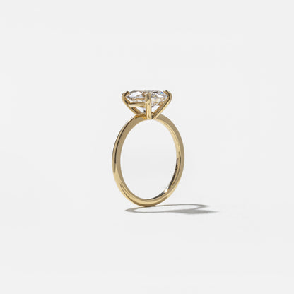 Oval Lab Grown Diamond Solitaire Engagement Ring