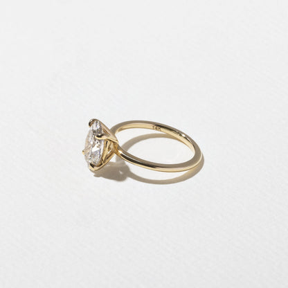 Oval Lab Grown Diamond Solitaire Engagement Ring