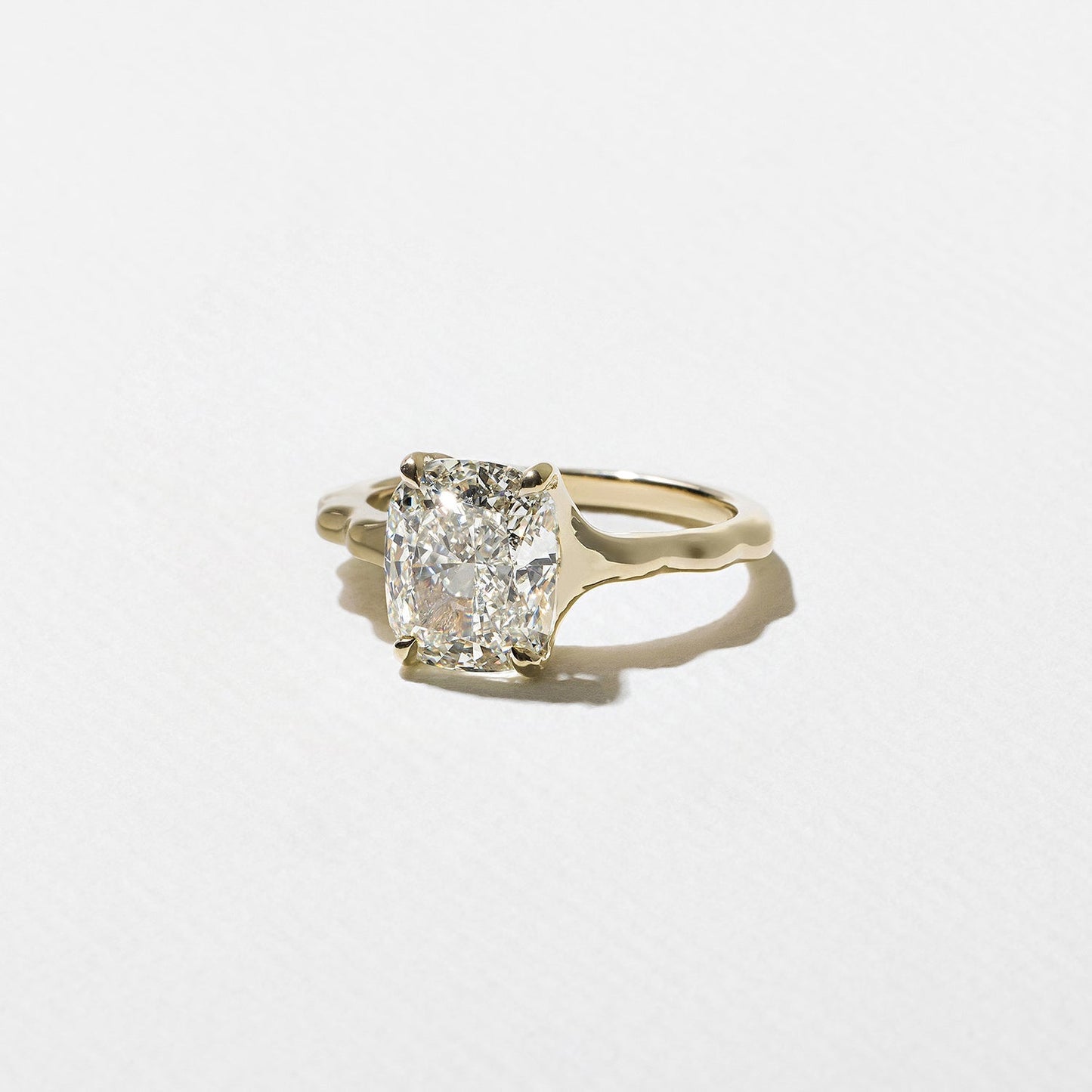 Elongated Cushion  Lab Grown Diamond Solitaire Engagement Ring