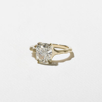 Elongated Cushion  Lab Grown Diamond Solitaire Engagement Ring