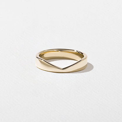 Unique Plain Wedding Band