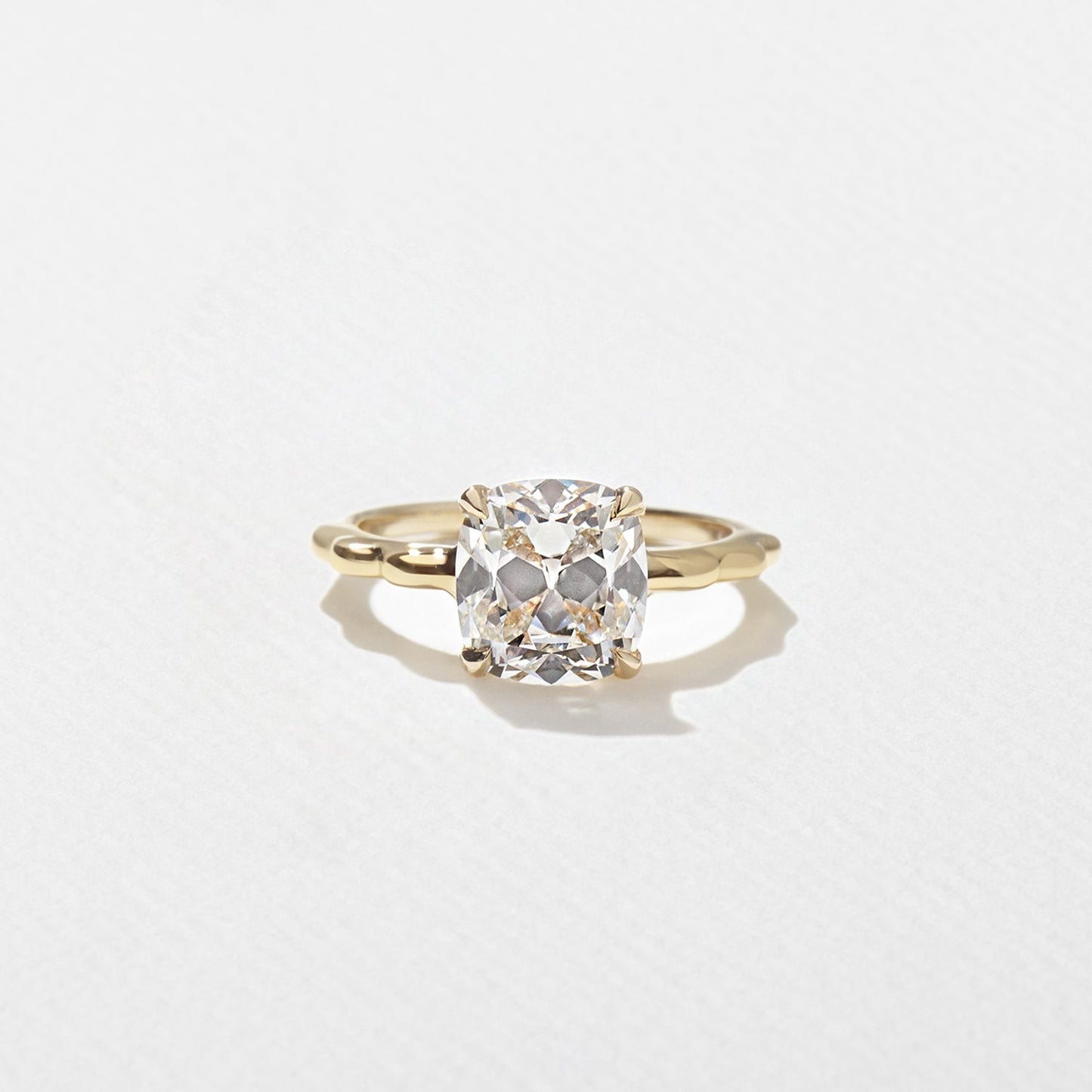 Cushion  Lab Grown Diamond Solitaire Engagement Ring