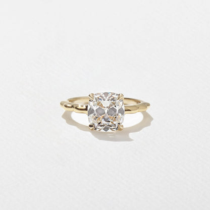 Cushion  Lab Grown Diamond Solitaire Engagement Ring