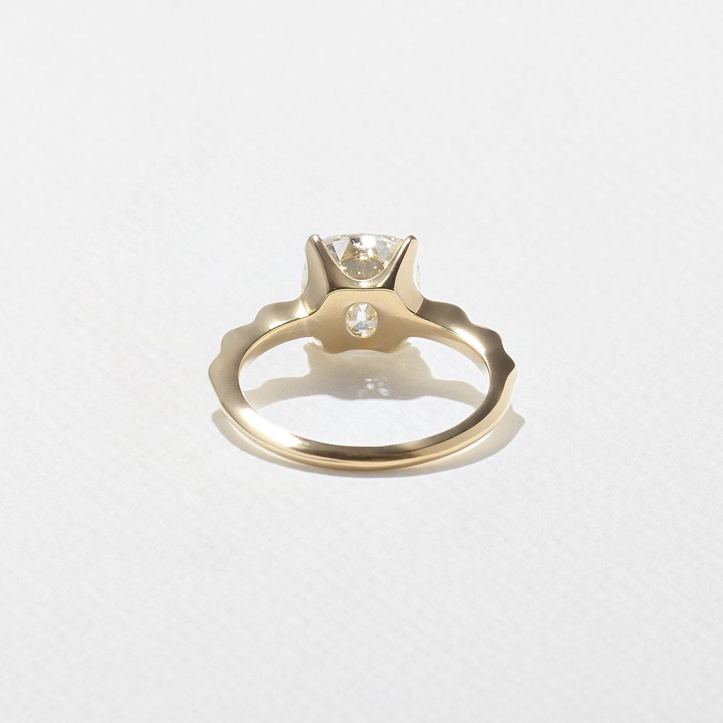 Cushion  Lab Grown Diamond Solitaire Engagement Ring