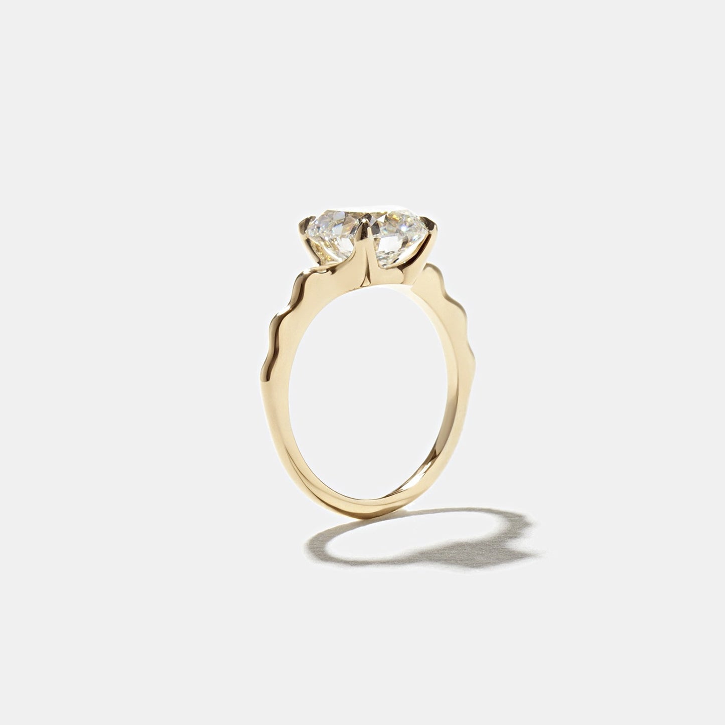 Cushion  Lab Grown Diamond Solitaire Engagement Ring