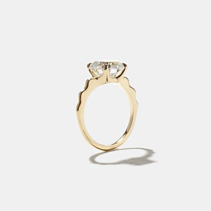 Cushion  Lab Grown Diamond Solitaire Engagement Ring