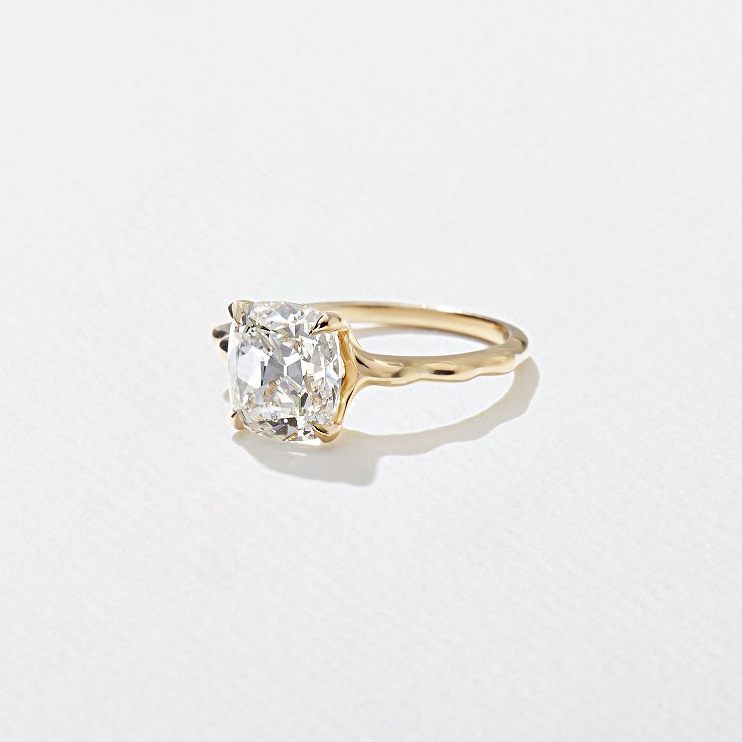 Cushion  Lab Grown Diamond Solitaire Engagement Ring