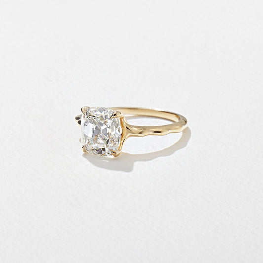 Cushion  Lab Grown Diamond Solitaire Engagement Ring