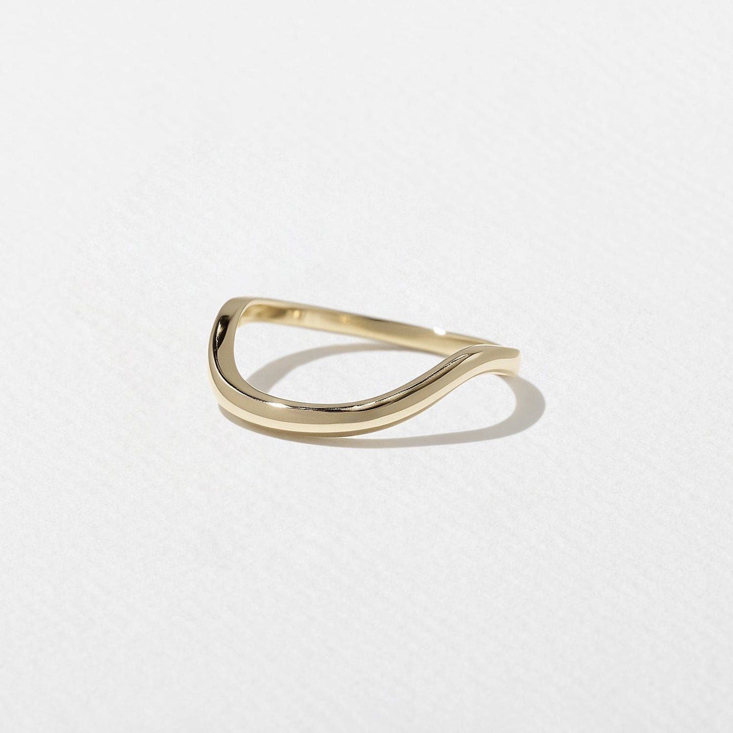 Unique Curved Wedding Band