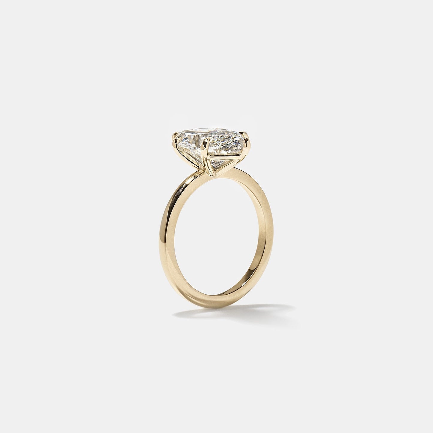 Marquise Lab Grown Diamond Solitaire Engagement Ring