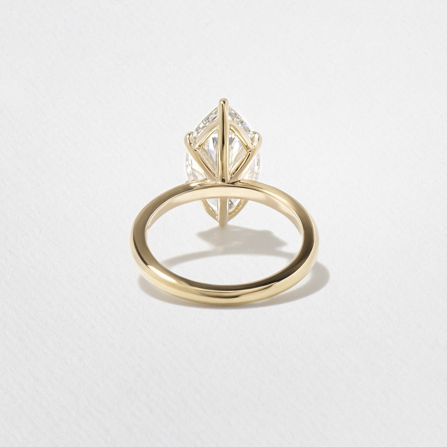 Marquise Lab Grown Diamond Solitaire Engagement Ring