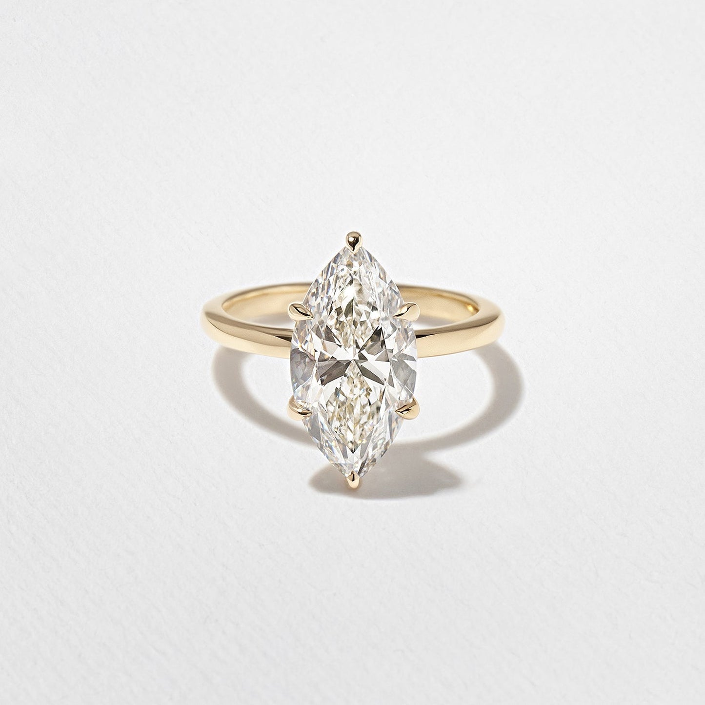 Marquise Lab Grown Diamond Solitaire Engagement Ring
