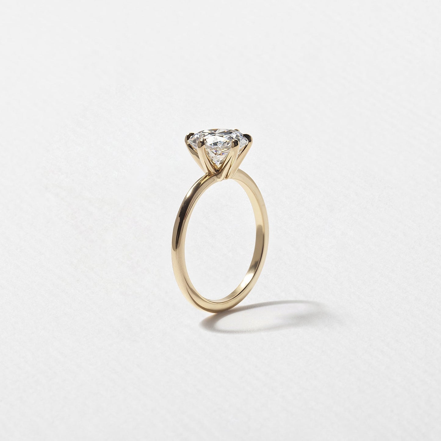 Pear Lab Grown Diamond Solitaire Engagement Ring