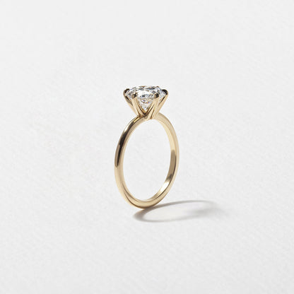 Pear Lab Grown Diamond Solitaire Engagement Ring