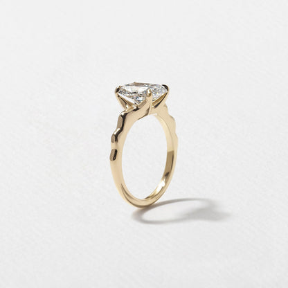 Cushion Lab Grown Diamond Solitaire Engagement Ring