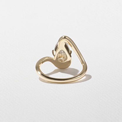 Pear Lab Grown Diamond Solitaire Engagement Ring