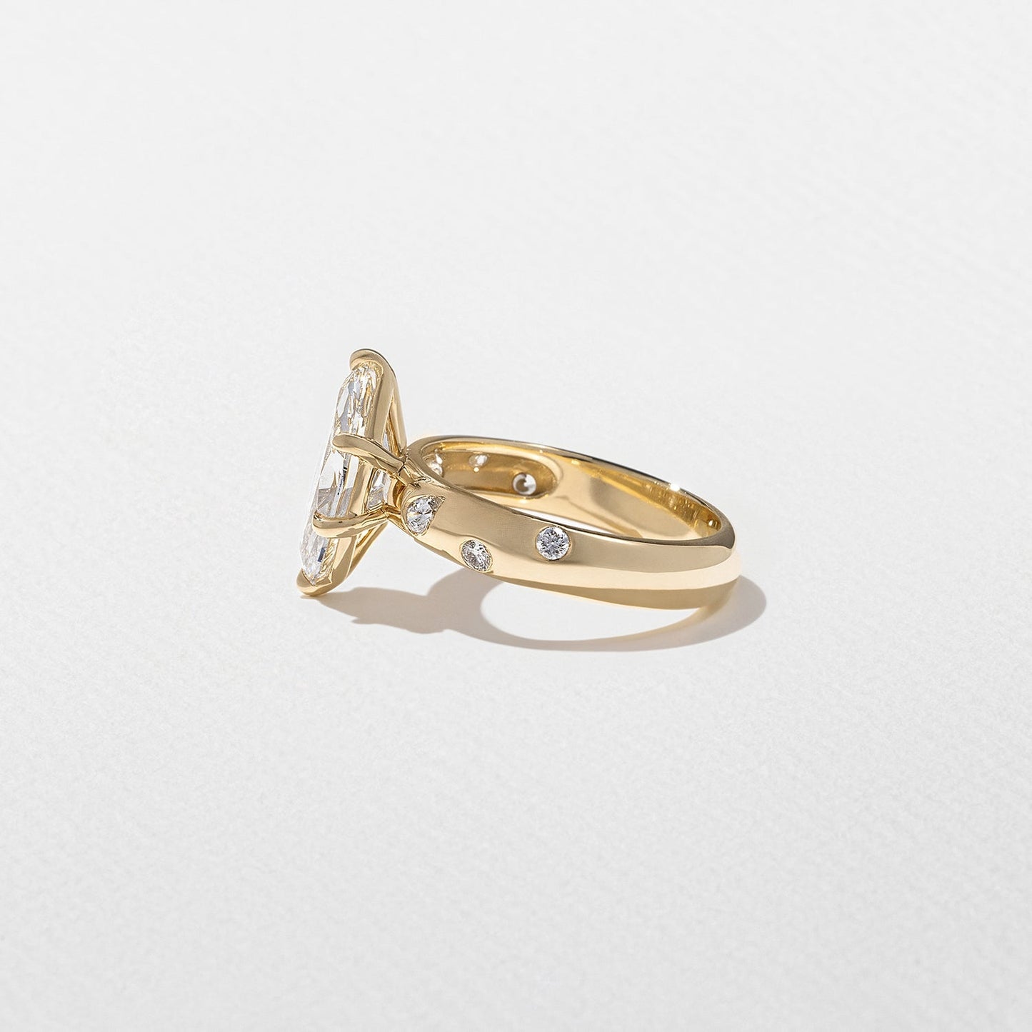 Marquise Lab Grown Diamond Dainty Engagement Ring