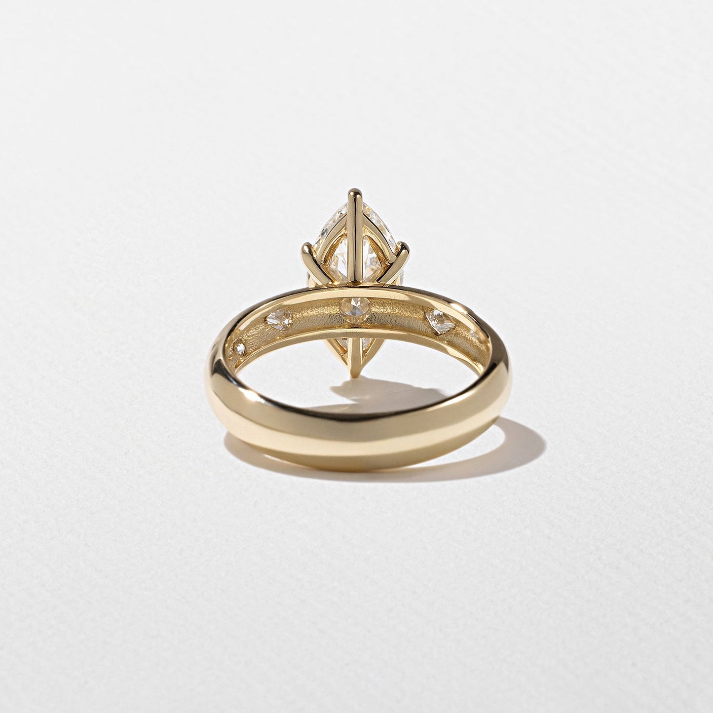 Marquise Lab Grown Diamond Dainty Engagement Ring