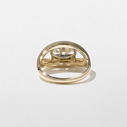 Oval Lab Grown Diamond Solitaire Style Engagement Ring