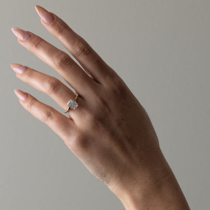 Cushion Lab Grown Diamond Solitaire Engagement Ring