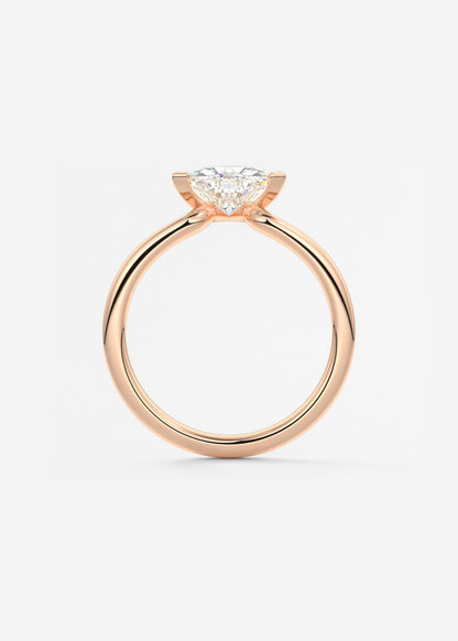 Trillion Solitaire Lab Grown Diamond Engagement Ring