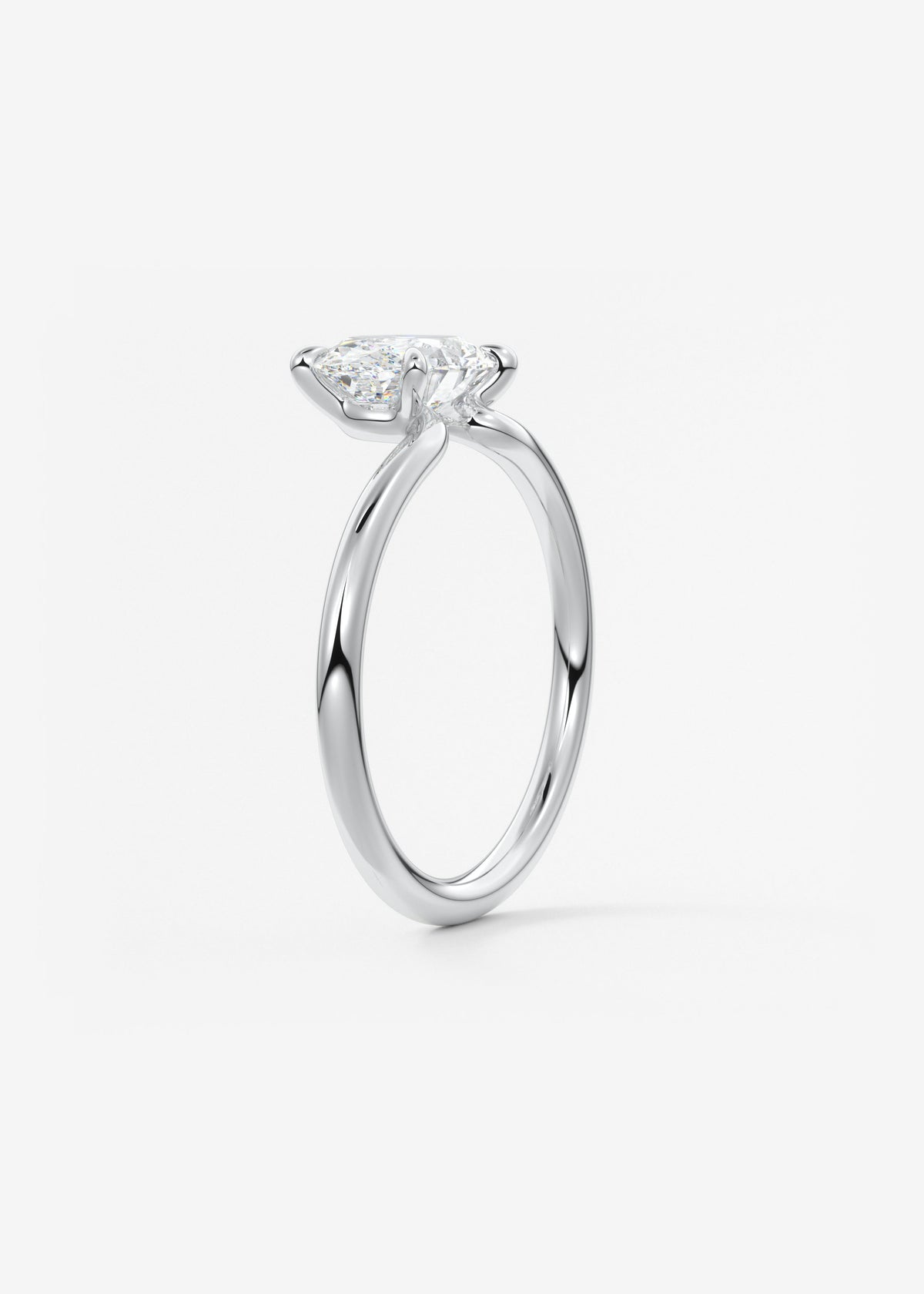 Oval Solitaire Lab Grown Diamond Engagement Ring
