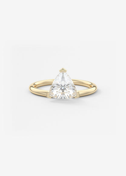 Trillion Solitaire Lab Grown Diamond Engagement Ring