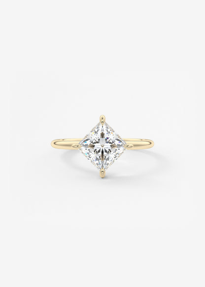 Princess East West Lab Grown Diamond Engagement Ring